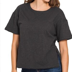 🍀 ZENANA “ GERI “ ZENANA COTTON SHORT SLEEVE TEE SHIRT 34